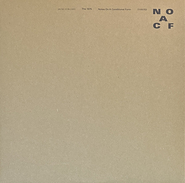 The 1975 : Notes On A Conditional Form (2xLP, Album, Cle)