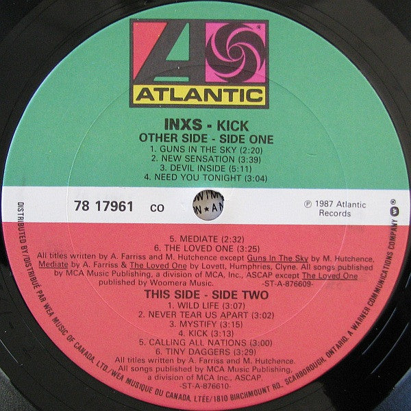 INXS : Kick (LP, Album, Don)