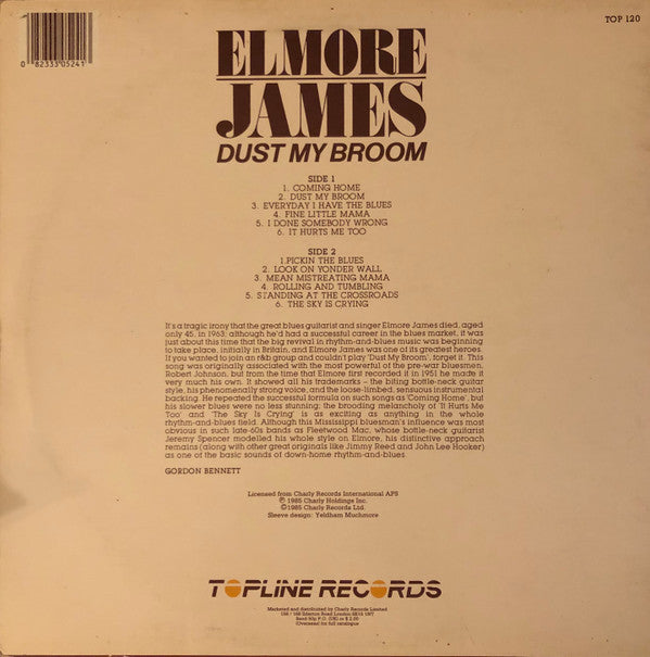 Elmore James : Dust My Broom (LP, Comp, RE)