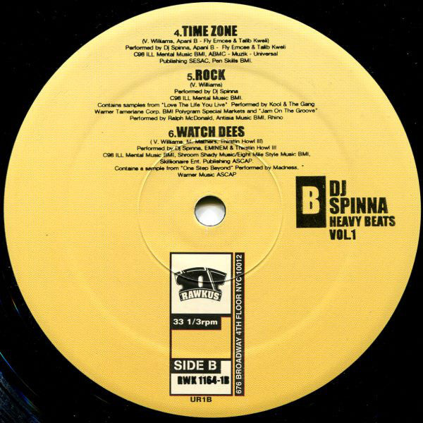 DJ Spinna : Heavy Beats Volume 1 (2xLP, Album)