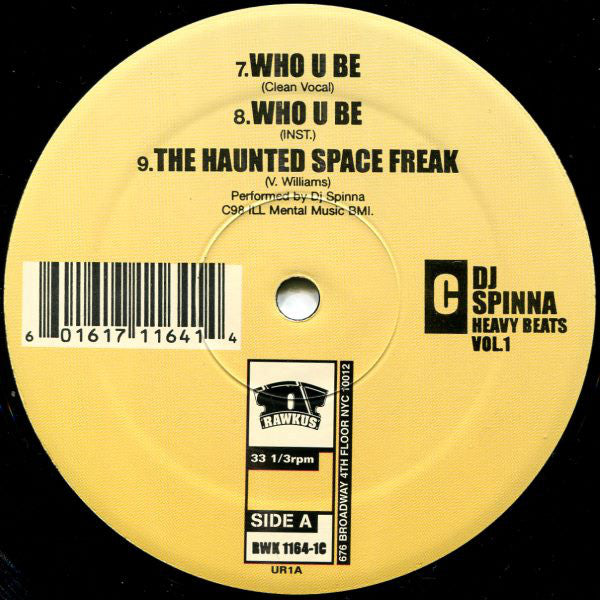 DJ Spinna : Heavy Beats Volume 1 (2xLP, Album)