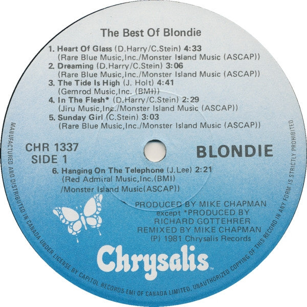 Blondie : The Best Of Blondie (LP, Comp)