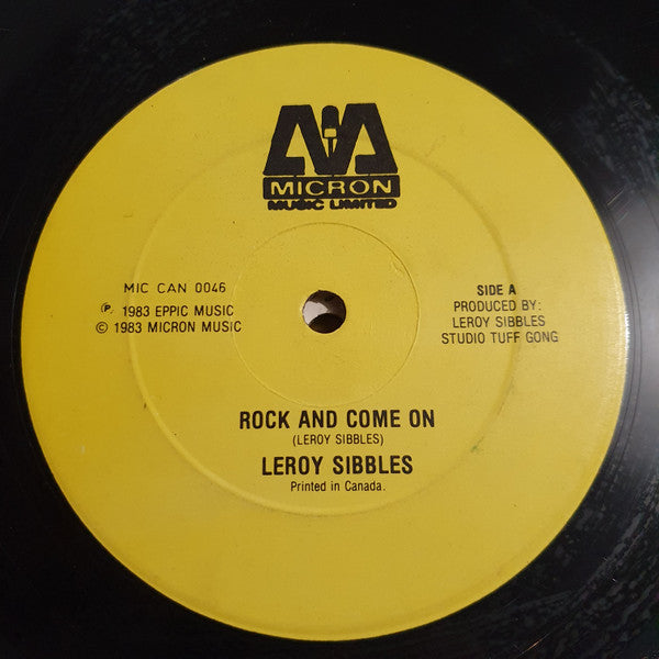 Leroy Sibbles / Roots Raddix* : Rock And Come On (12")