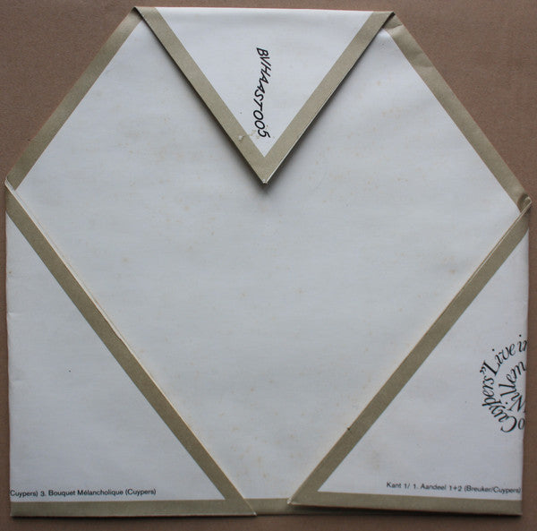 Leo Cuypers / Willem Breuker : Live In Shaffy (LP, Album, RP)