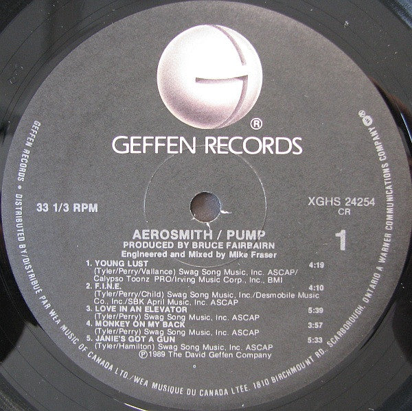 Aerosmith : Pump (LP, Album)