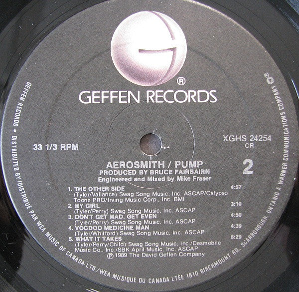 Aerosmith : Pump (LP, Album)