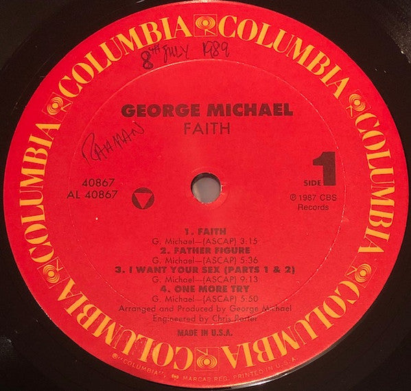 George Michael : Faith (LP, Album)