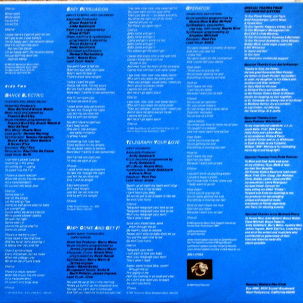 Pointer Sisters : Break Out (LP, Album, RE)