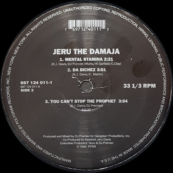 Jeru The Damaja : The Sun Rises In The East (2xLP, Album, RE)