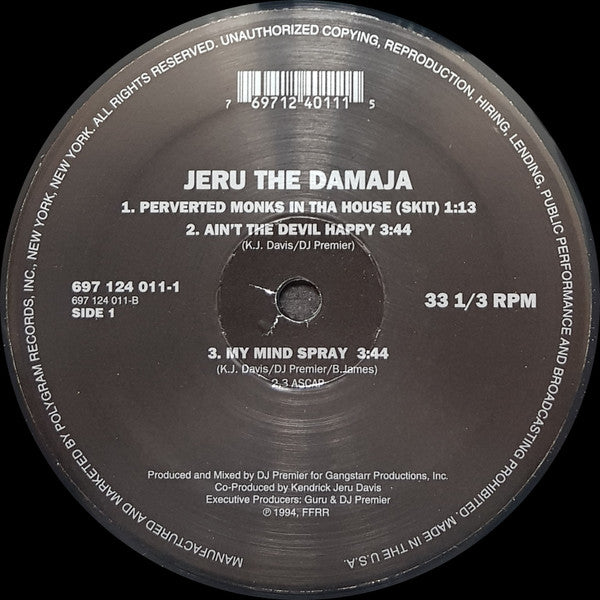 Jeru The Damaja : The Sun Rises In The East (2xLP, Album, RE)