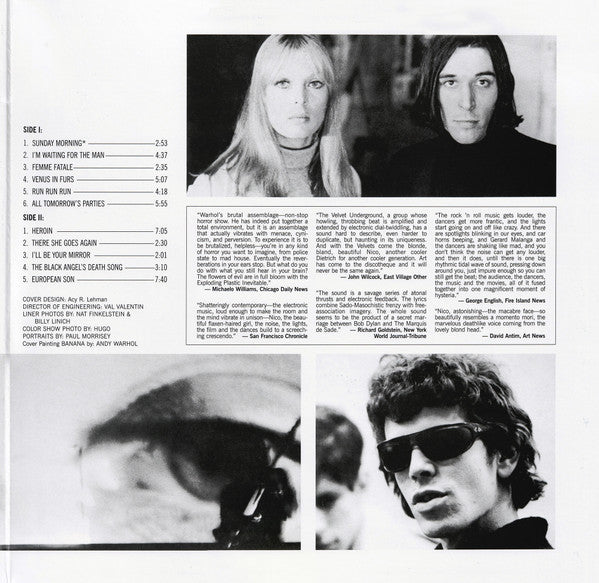 The Velvet Underground & Nico (3) : The Velvet Underground & Nico (LP, Album, RE, RP, 180)
