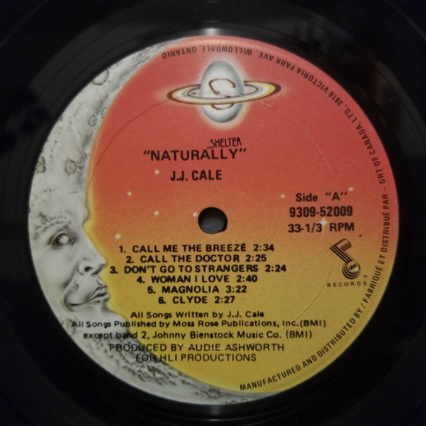 J.J. Cale : Naturally (LP, Album, RE)