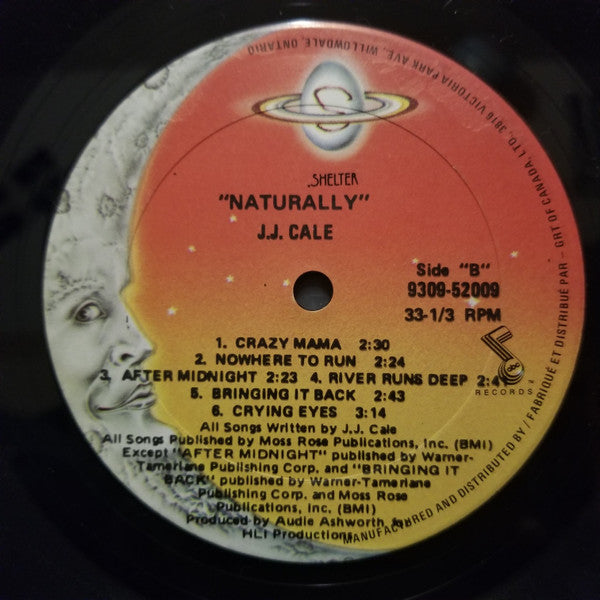 J.J. Cale : Naturally (LP, Album, RE)