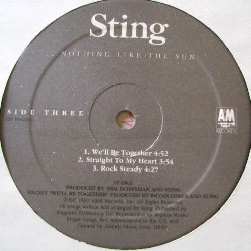 Sting : ...Nothing Like The Sun (2xLP, Album)