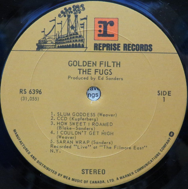 The Fugs : Golden Filth (LP, RE)