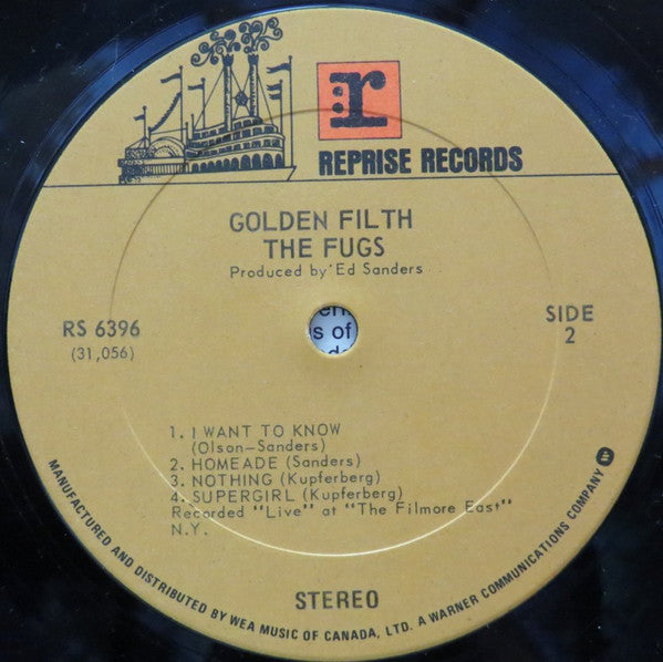 The Fugs : Golden Filth (LP, RE)