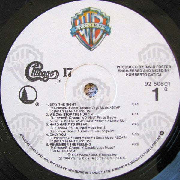 Chicago (2) : Chicago 17 (LP, Album)