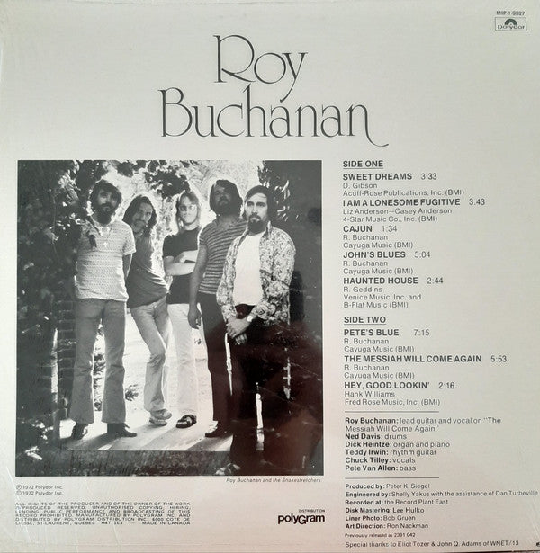 Roy Buchanan : Roy Buchanan (LP, Album, RE)