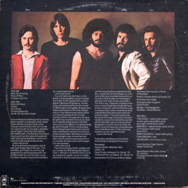 Boston : Boston (LP, Album)