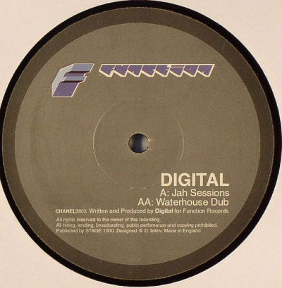 Digital : Jah Sessions / Waterhouse Dub (12", RP)