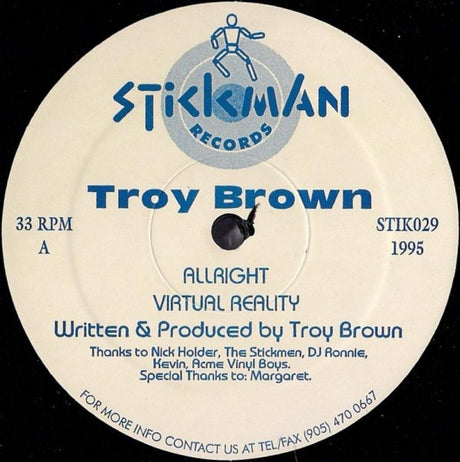 Troy Brown : Analog Frontier E.P. (12", EP)