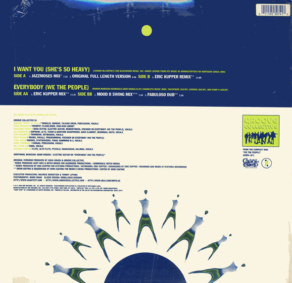 Groove Collective : I Want You (She's So Heavy) / Everybody (We The People) (2x12", 204)