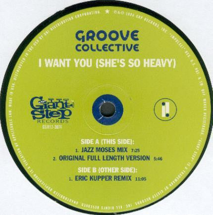 Groove Collective : I Want You (She's So Heavy) / Everybody (We The People) (2x12", 204)