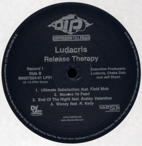 Ludacris : Release Therapy (2xLP, Album)
