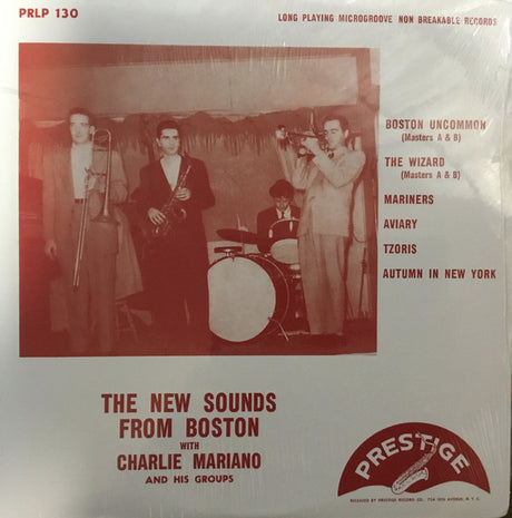 Charlie Mariano Octet :  The New Sounds From Boston With Charlie Mariano And His Groups (10", Album, RE)