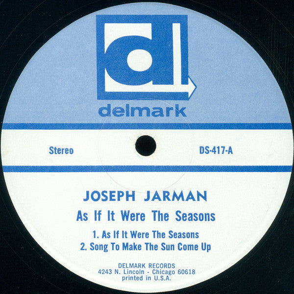 Joseph Jarman : As If It Were The Seasons (LP, Album, RE)