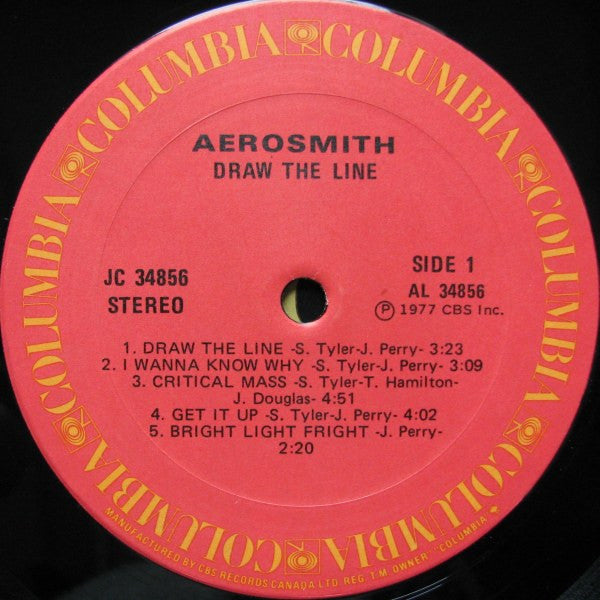 Aerosmith : Draw The Line (LP, Album)