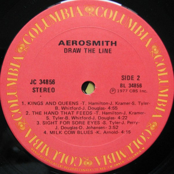 Aerosmith : Draw The Line (LP, Album)