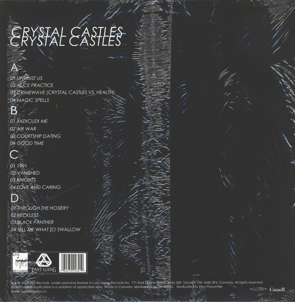 Crystal Castles : Crystal Castles (2xLP, Album, RP)