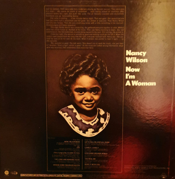 Nancy Wilson : Now I'm A Woman (LP, Album)