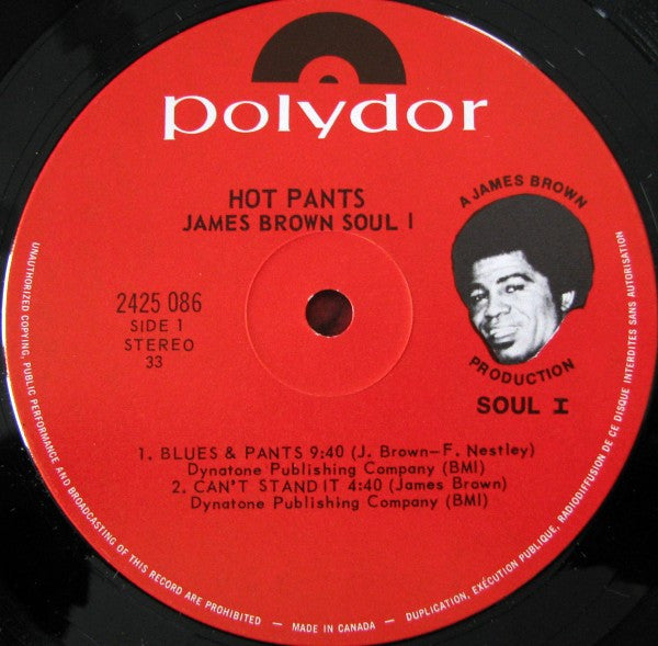 James Brown : Hot Pants (LP, Album)