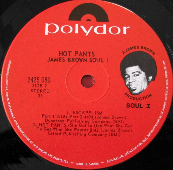 James Brown : Hot Pants (LP, Album)