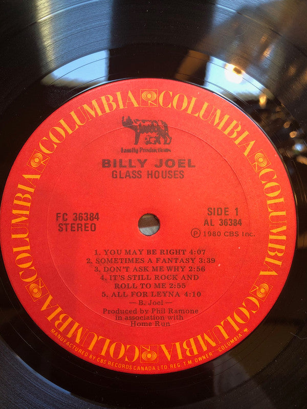 Billy Joel : Glass Houses (LP, Album)