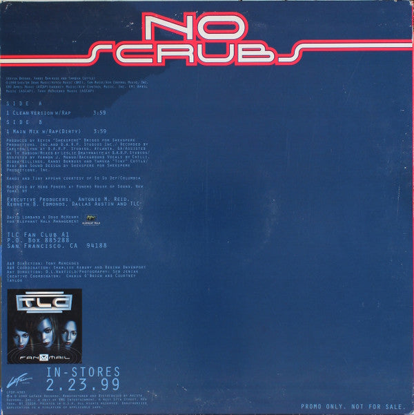 TLC : No Scrubs (12", Promo)