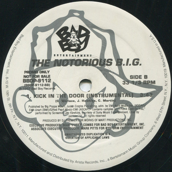 Notorious B.I.G. : Kick In The Door (12", Promo)
