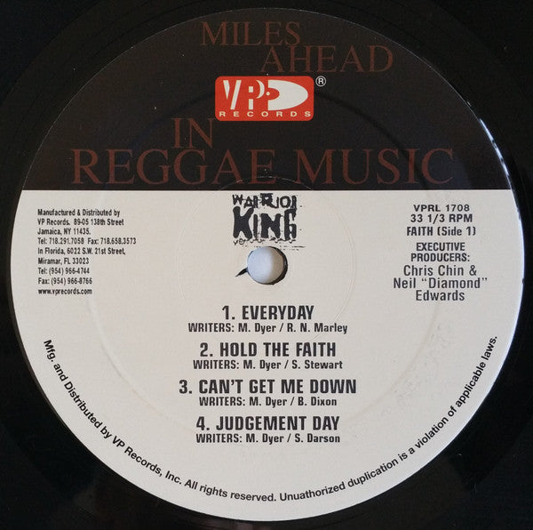 Warrior King : Hold The Faith (2xLP, Album)