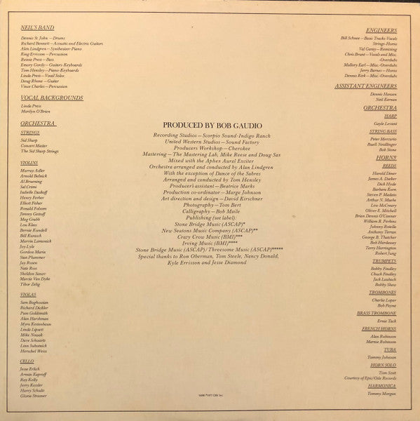 Neil Diamond : I'm Glad You're Here With Me Tonight (LP, Album)