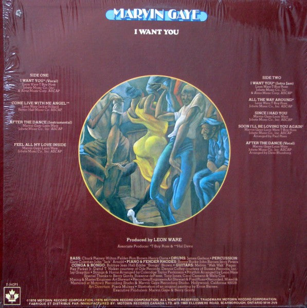 Marvin Gaye : I Want You (LP, Album)