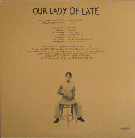 Meredith Monk : Our Lady Of Late (LP)