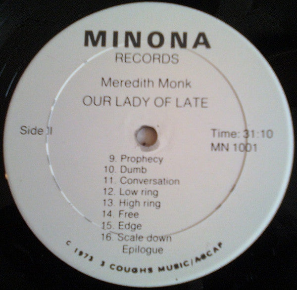 Meredith Monk : Our Lady Of Late (LP)
