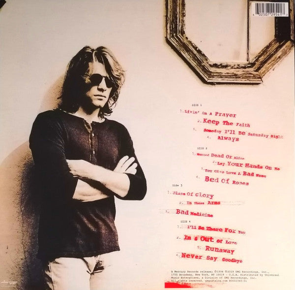 Bon Jovi : Cross Road (The Best Of) (2xLP, Comp, RE)