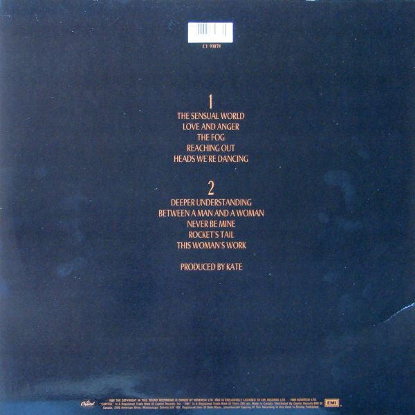 Kate Bush : The Sensual World (LP, Album)