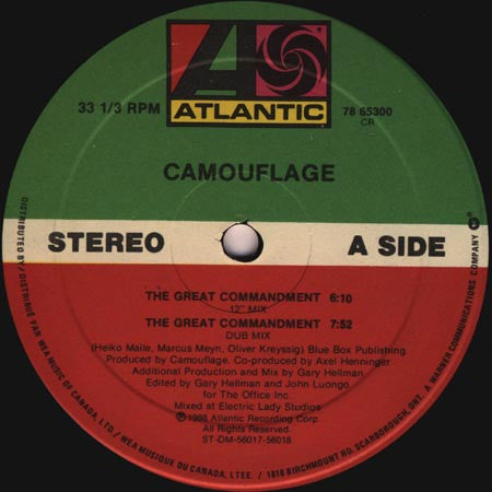 Camouflage : The Great Commandment (12")