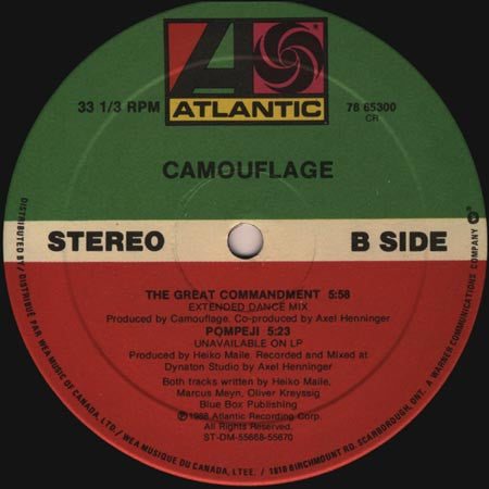 Camouflage : The Great Commandment (12")