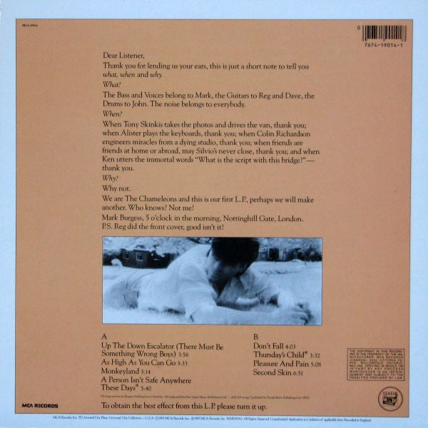 The Chameleons : Script Of The Bridge (LP, Album)