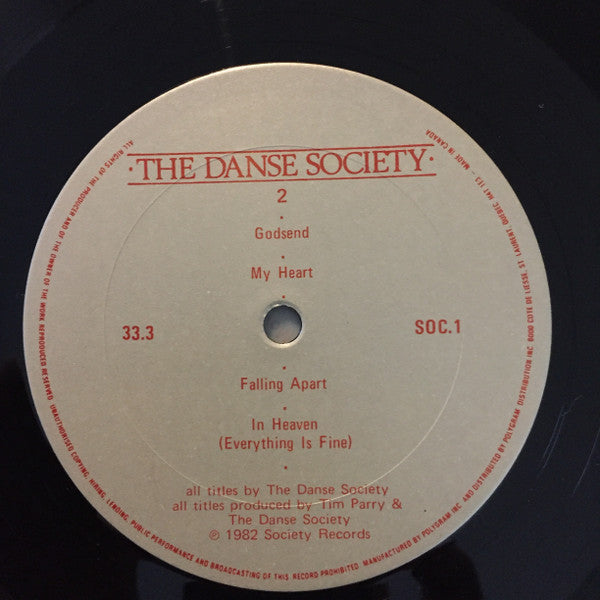 The Danse Society : The Danse Society (LP, Comp + 12")
